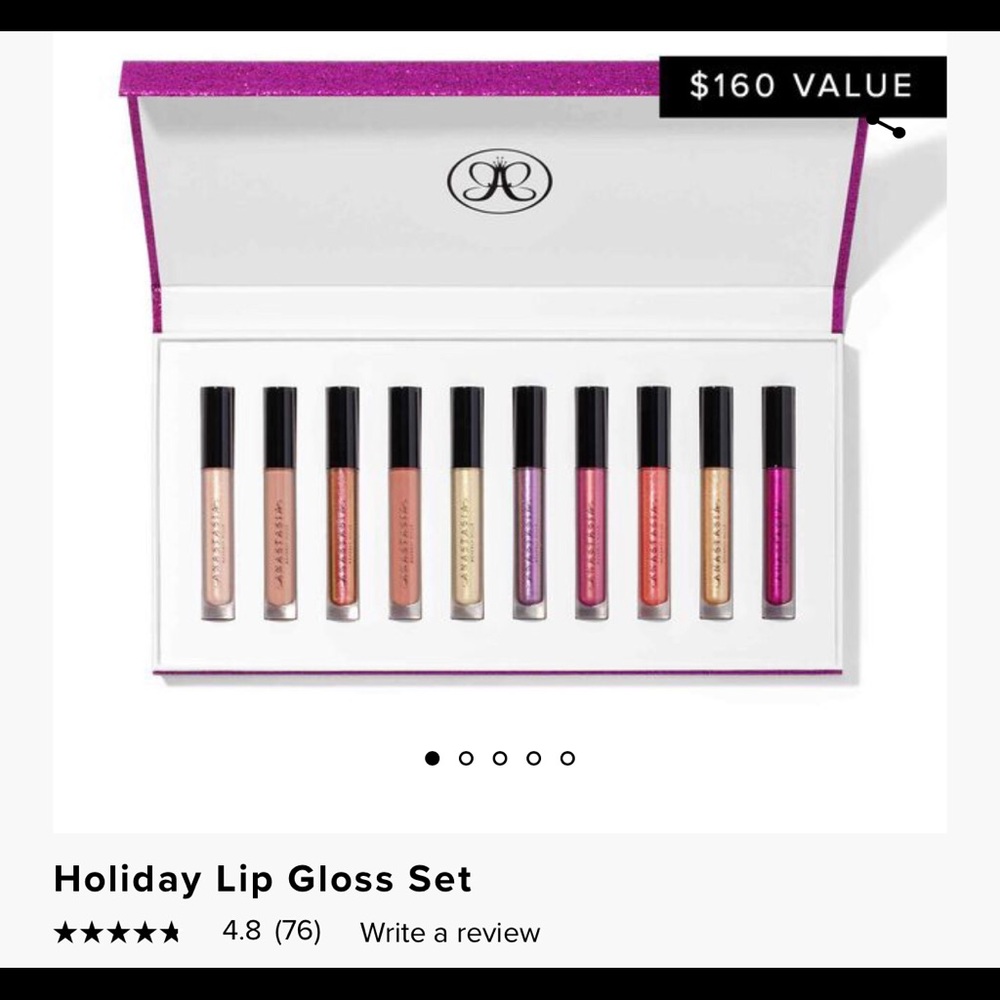 Abh holiday 2019 lipgloss vault.